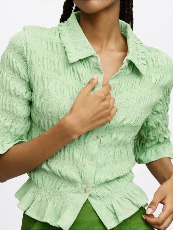 Maeve Tops - Anthropologie maeve smocked button up NWT